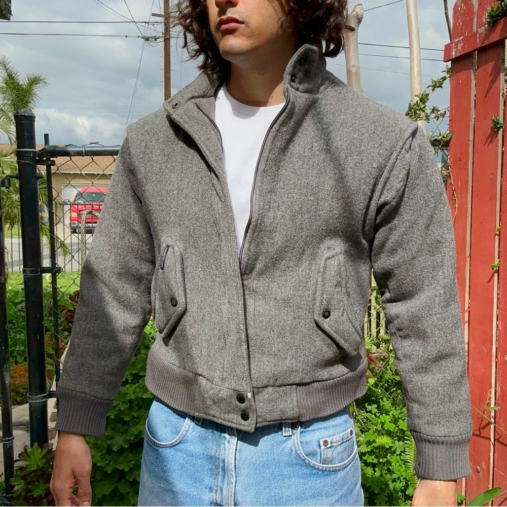 Vtg Members Only Wool Jacket